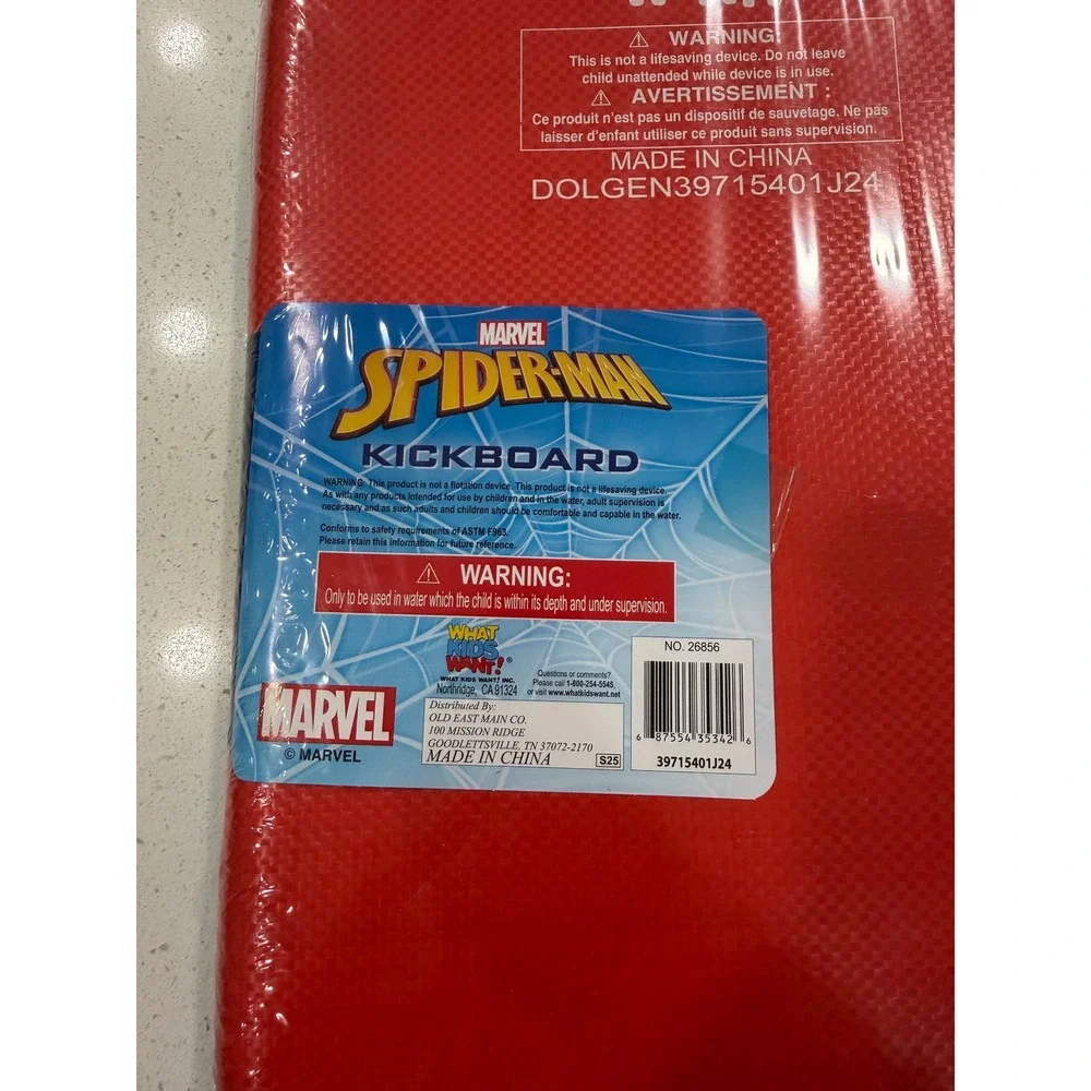 Marvel Spider-Man Kids Swim Kickboard‎ Blue Red Foam Pool Training Board NEW